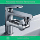 Rotating Faucet Aerator with Dual Spray Modes and Flow Reducer, 1440 Degree Swivel