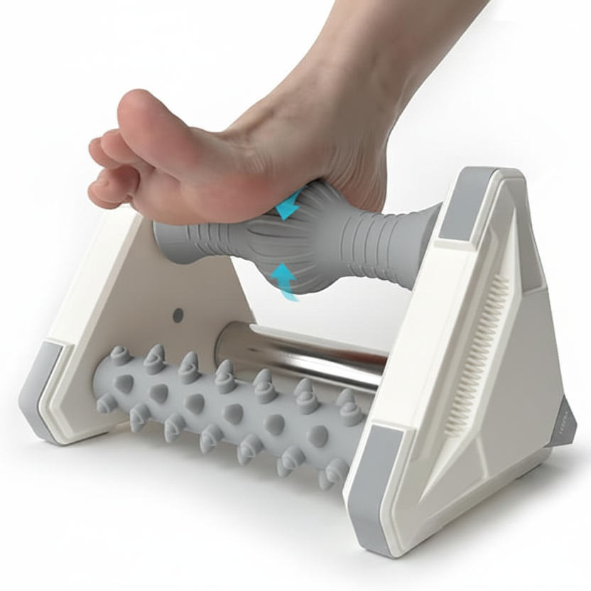 Icing Plantar Fasciitis Relief Foot Roller Massager, Green | Cold Rolling Massage Tool for Heel Arch Pain & Sore Tired Feet, Runners, Athletes, Standing Workers, Home Office Gym Use allveramart
