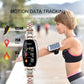 Fitness Bracelet with Heart Rate Monitoring and Touchscreen Display, Interchangeable Chains
