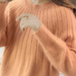 Womens Knit Sweater with Crew Neck and Full Length Sleeves, Hip Coverage