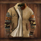 Fleece Jacket with High Collar and Full Zip, Side Pockets for Men