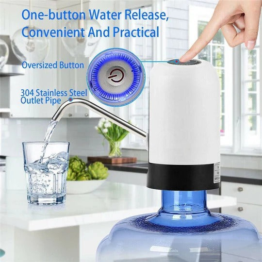 Automatic Bottle-Mounted Water Dispenser for Home and Office Use
