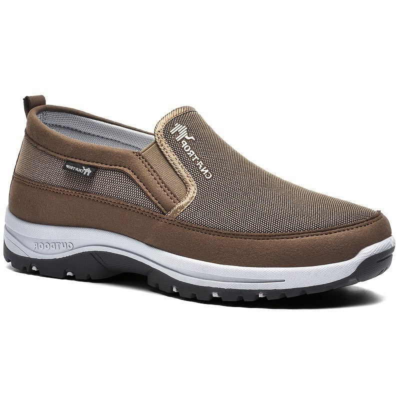 Men's Dress Shoes with Water Resistant Construction and Supportive Sole