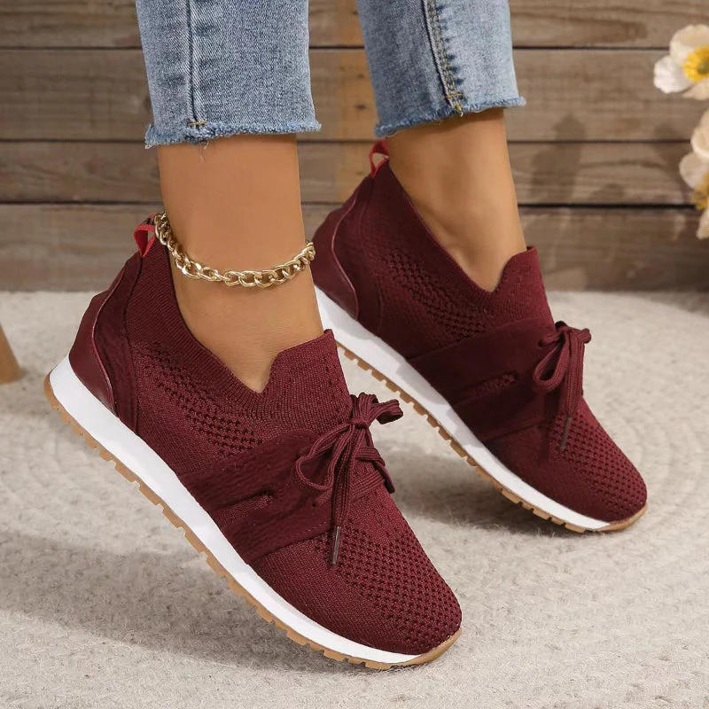 Mesh Training Shoes with Gel Filled Sole and Arch Support