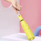 Button Activated Umbrella with 360 Degree Rotating Handle and Hook Storage Design