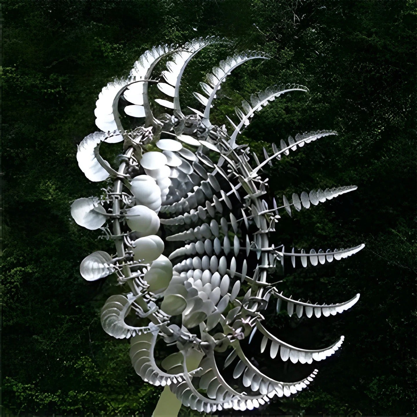 Anti-Rust Outdoor Kinetic Metal Windmill Spinner for Garden Decoration