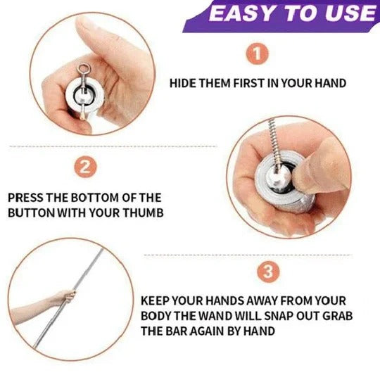 Compact Martial Arts Pocket Staff for Training and Practice Use