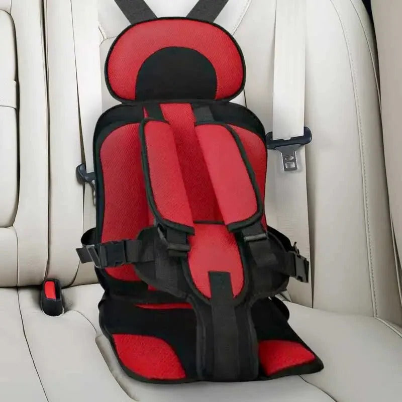 Child Protection Booster Cushion Seat with Integrated Safety Harness for Car Travel