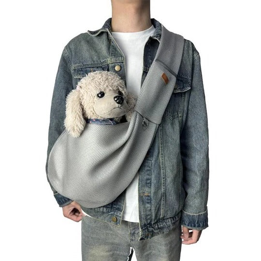 Lightweight Crossbody Dog Sling Shoulder Bag for Small Pets