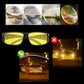 Polarized Night Driving Glasses with Extended Side Lenses and Orange Tint