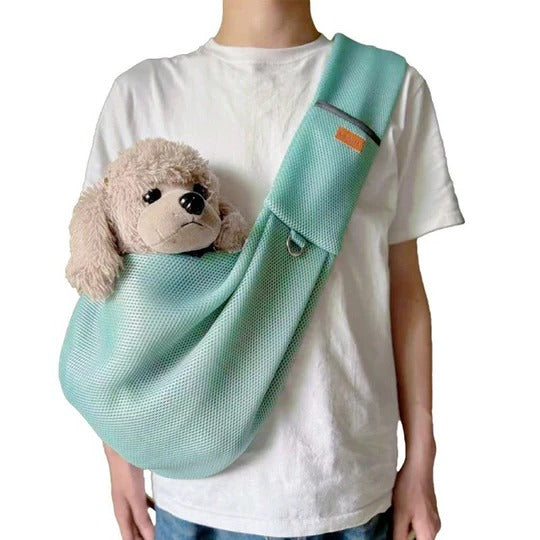 Lightweight Crossbody Dog Sling Shoulder Bag for Small Pets