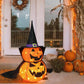 Collapsible Lighted Pumpkin Decorations for Indoor and Outdoor Halloween Display