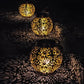 Weatherproof Solar-Powered LED Pendant Light for Outdoor Use