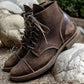 Mens Lace Up Ankle Boots with Contoured Sole