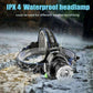 Rechargeable LED Headlamp with Adjustable Beam for Hands-Free Use