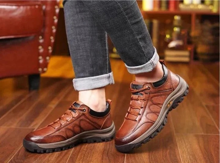 Men’s Hand-Stitched Slip-On Shoes