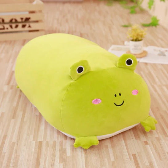 Soft Cartoon Plush Toy with Cotton Filling and Squeezable Design, 15-30 Inches