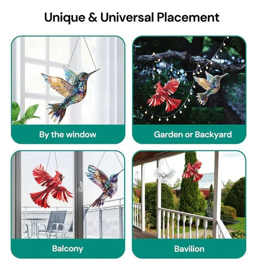 Hummingbird Suncatcher Decorative Hanging Light Catcher
