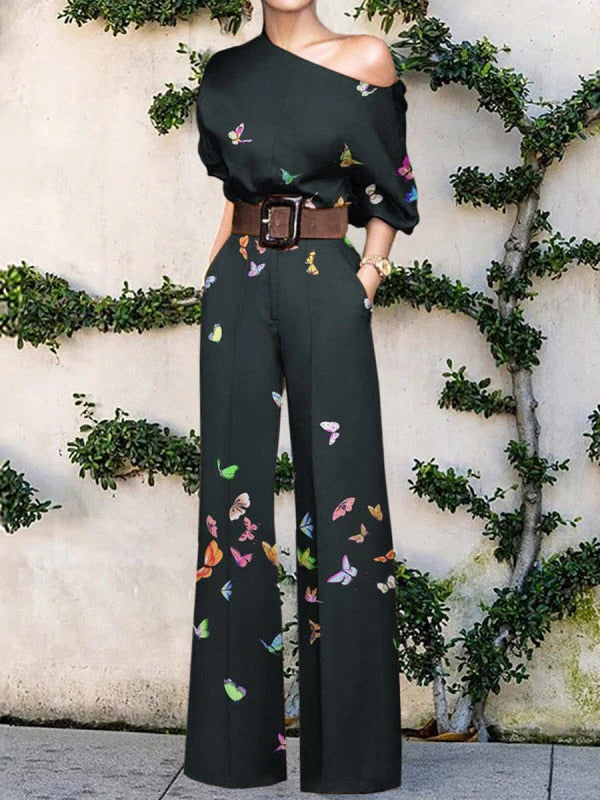 Women's Jumpsuit with Relaxed Cut and Breathable Fabric, Spring Wear