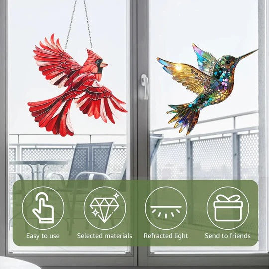 Hummingbird Suncatcher Decorative Hanging Light Catcher