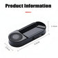 Laser Radar Detector with Solar Panels and LED Visibility Lights for Bikes
