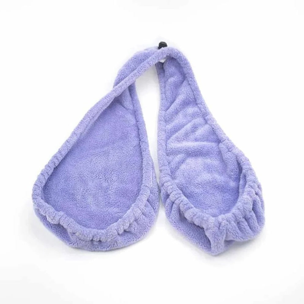 Absorbent Terry Towel Bra with Adjustable Rear Cord and Open Back Design