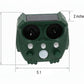 Animal Ultrasonic Repellent with Motion Sensor and Solar Power, 110° Range 26 Ft