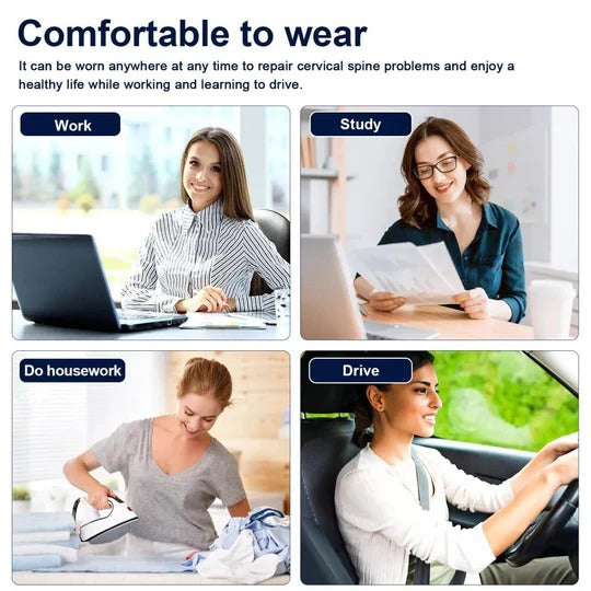 Adjustable Neck Traction Stretcher Device for At-Home Use