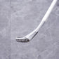 Wall Mounted Toilet Brush with Deep Reaching Bristles and Drip Away Holder
