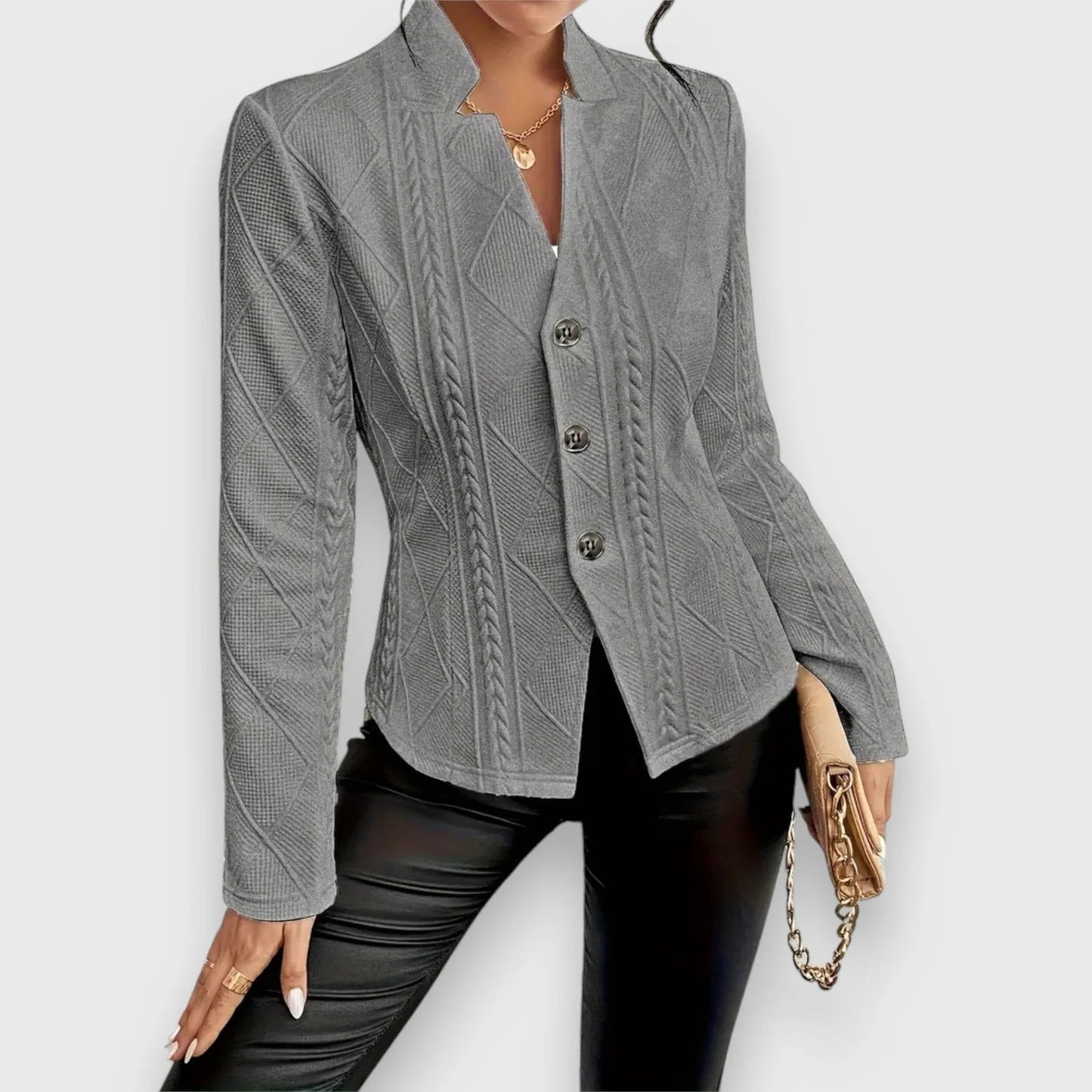 Womens Water Repellent Jacket with Breathable Structure and Multiple Pockets