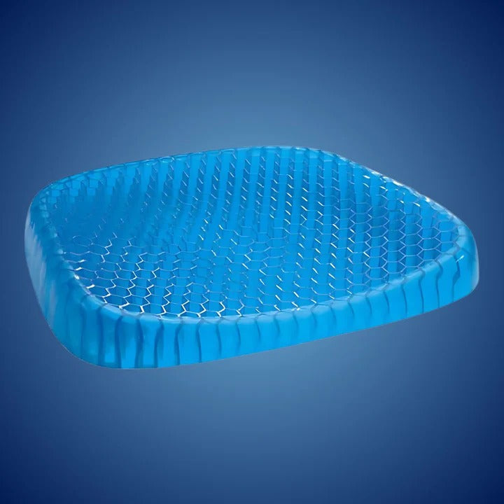 Gel Seat Cushion with Honeycomb Structure and Tailbone Support for Office Chairs, Cars, Wheelchairs