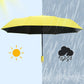 Button Activated Umbrella with 360 Degree Rotating Handle and Hook Storage Design