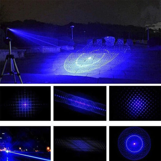 Handheld Laser Pointer with Adjustable Beam for Long-Range Indication