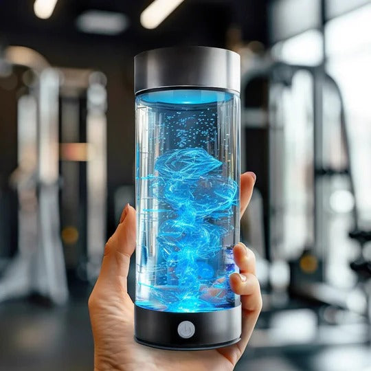 Portable Hydrogen Water Bottle with Built-In Electrolysis Function