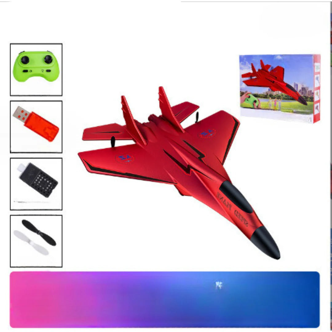 Remote Control Airplane with Shatter Resistant Build and Aerodynamic Flight Stability