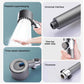 Pressure-Boosting Shower Head with 9-Layer Filter and Pause Button, Micro-Perforated Spray
