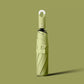 Button Activated Umbrella with 360 Degree Rotating Handle and Hook Storage Design