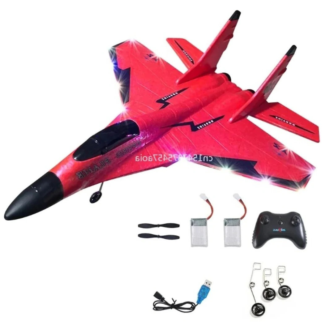 Remote Control Airplane with Shatter Resistant Build and Aerodynamic Flight Stability