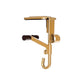 Dual Hook Mantle Stocking Holder with Adjustable Rod and Rubber Pads