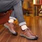 Mens Orthopedic Shoes with Three Arch Support and Ergonomic Insole, Cowhide Upper