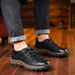 Mens Orthopedic Shoes with Three Arch Support and Ergonomic Insole, Cowhide Upper