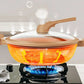 Nonstick Wok with Micropressure Sealing and Steamer Basket, Gas and Induction Compatible