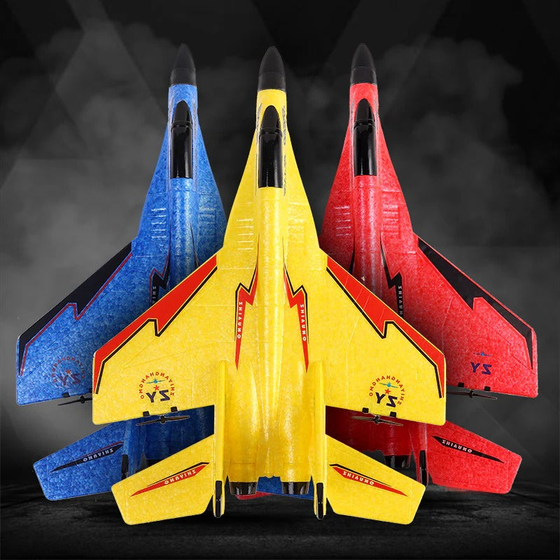 Remote Control Airplane with Shatter Resistant Build and Aerodynamic Flight Stability