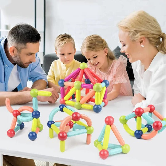 Magnetic Sticks Building Blocks Educational Toy Set for Creative Construction Play