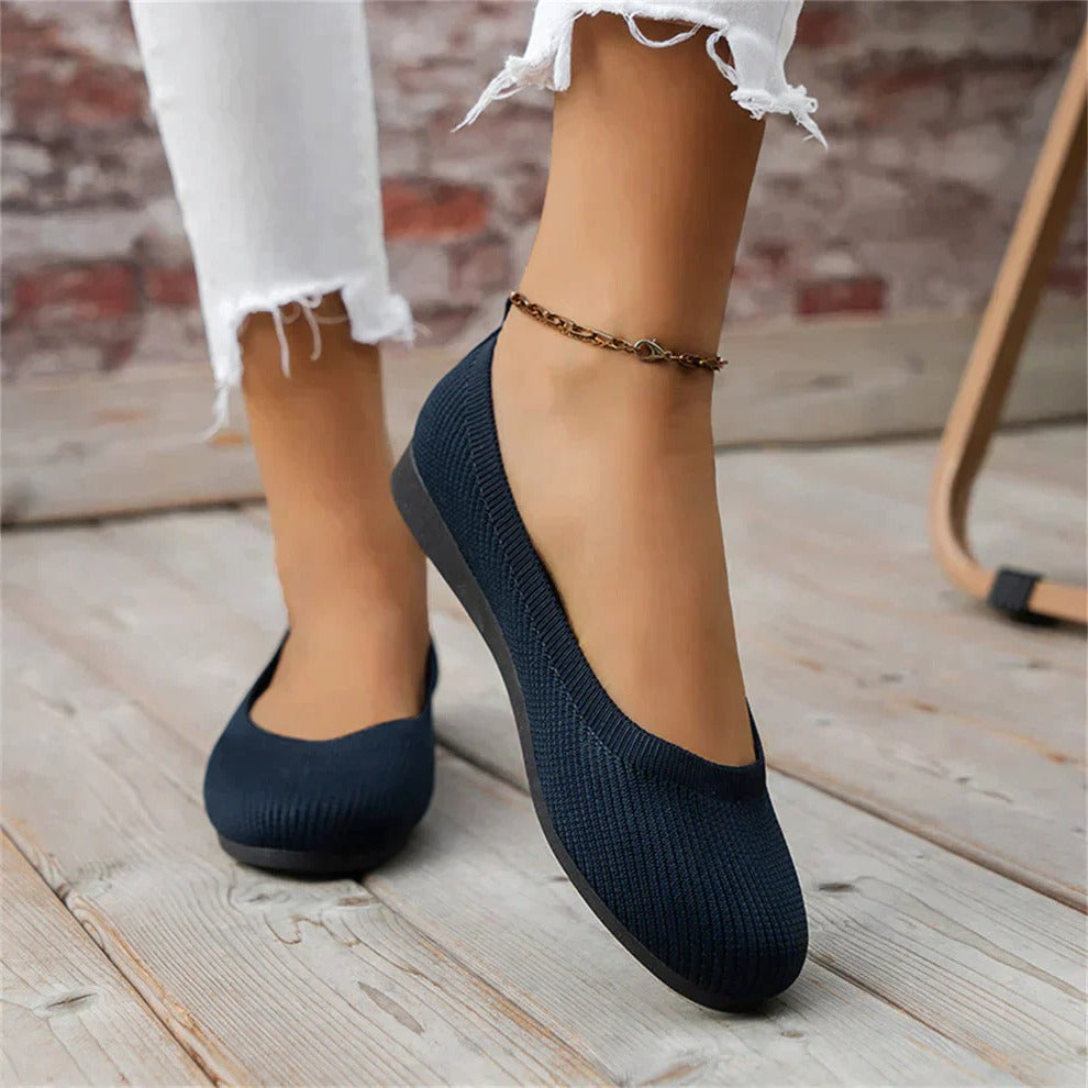 Slip-On Shoes with Memory Foam Insole and Arch Support for All-Day Wear