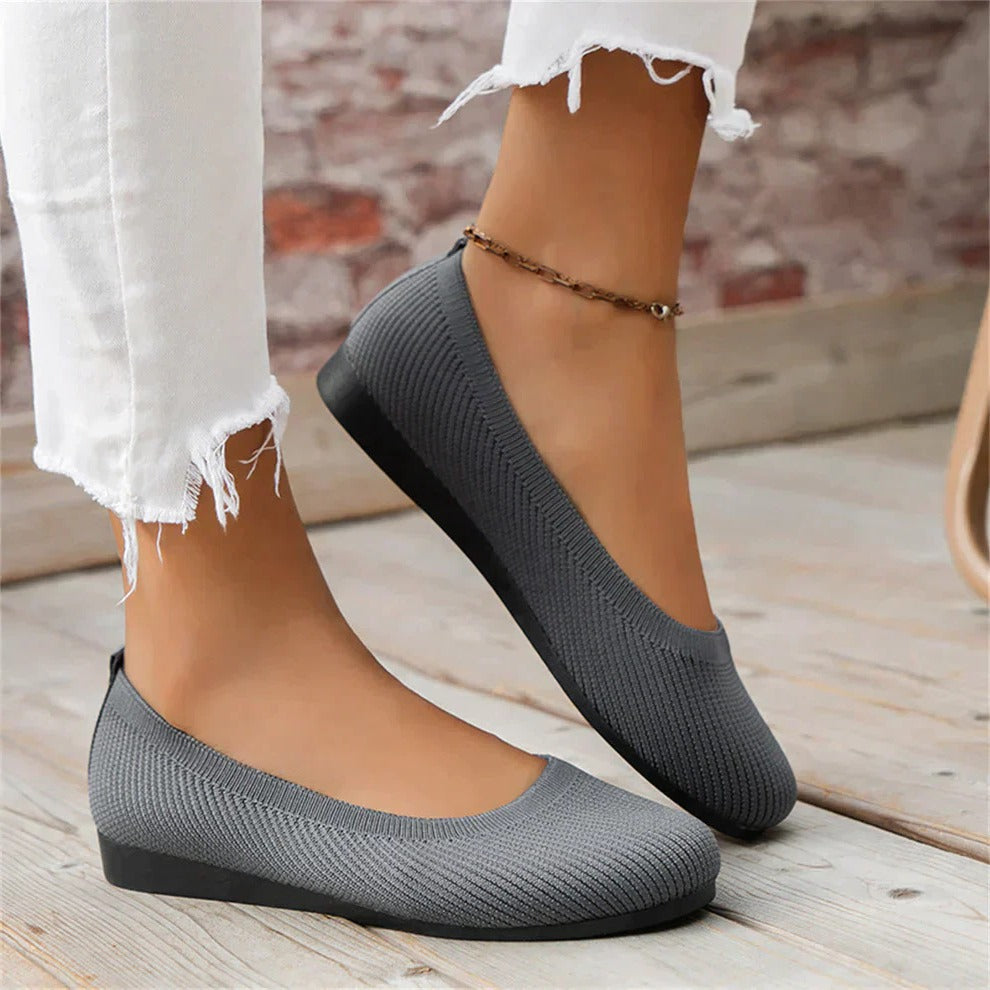 Slip-On Shoes with Memory Foam Insole and Arch Support for All-Day Wear