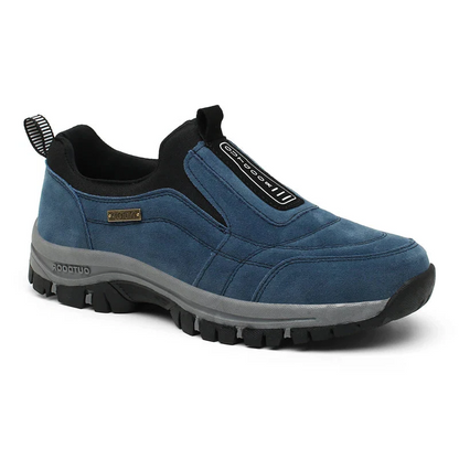 Hiking Shoes with Forefoot and Rearfoot Support and Slip-On Design