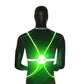 LED Safety Vest with 360-Degree Illumination and Adjustable Band, Weather Resistant