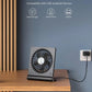 Ultra Quiet Small Desk Fan with Adjustable Airflow and USB Power