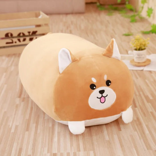 Soft Cartoon Plush Toy with Cotton Filling and Squeezable Design, 15-30 Inches